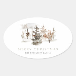 Julfärg Vinterfärg - liggande etikett