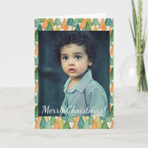 Julfärgad skog av Evergreen Träd Photo