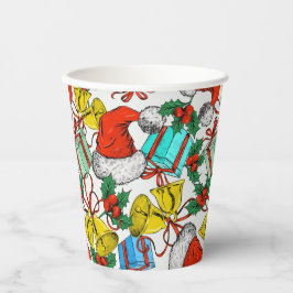 Julfärgade gåvor Red Santa Hats-Helgdagar