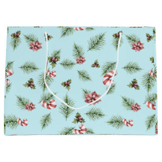 Julfärgen Fir Grenar, Candy cane Blue