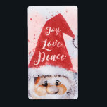 Julfärgen Jultomten "Joy Kärlek Peace" Fraktsedel<br><div class="desc">Julens vattenfärg Jultomten "Joy Kärlek Peace" ord, vackra handmålade Far Julafton, rödhatt, söt saint Nicolas ansikte, typografi, inspiration, trendig teckning, färg, teckning, gammal, fläck, penseldrag, stänk, teckning, färgdroppning, skönhet, tecknad, karaktär, färgstark, rolig, romantisk, kärlek, vinter, modern, fetiv , årstid, holly, glädje, glatt, traditionell, jul, Noel, mystisk, vismisk, dekorativ, illustration. Röd,...</div>