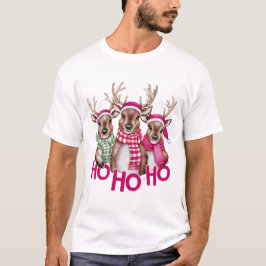 Julfärgen Rener och HO HO HO T Shirt
