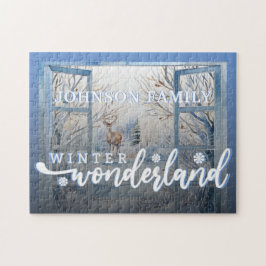 Julfärgen Vinter Wonderland Dekoration Pussel