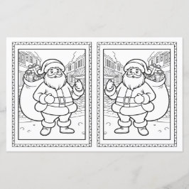 Julfärgning Lakan För barn