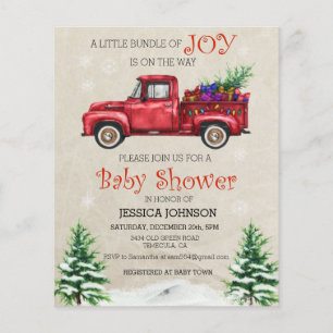Julfärgsfärg Lastbil Babykläder Bundle Joy Flygblad
