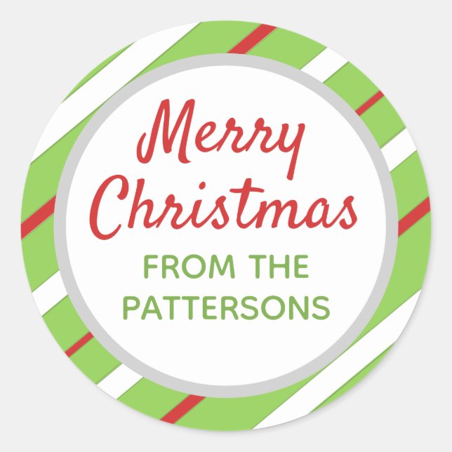 Julfästare (20) runt klistermärke (Framsida)