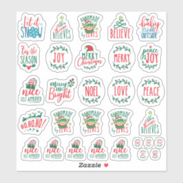 Julfästare Klistermärken