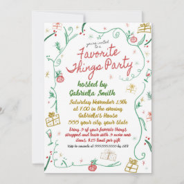 Julfavoritinbjudan till Sak Inbjudningar