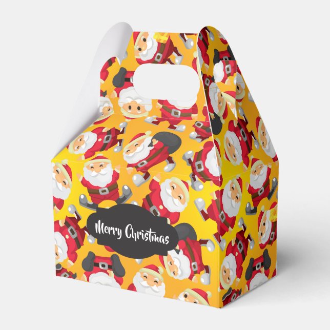 Julfavoritruta i jultomten presentaskar (Framsidan Sidan)