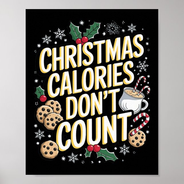 Julfektion Tee - Helgdag Indulgence Poster (Framsidan)