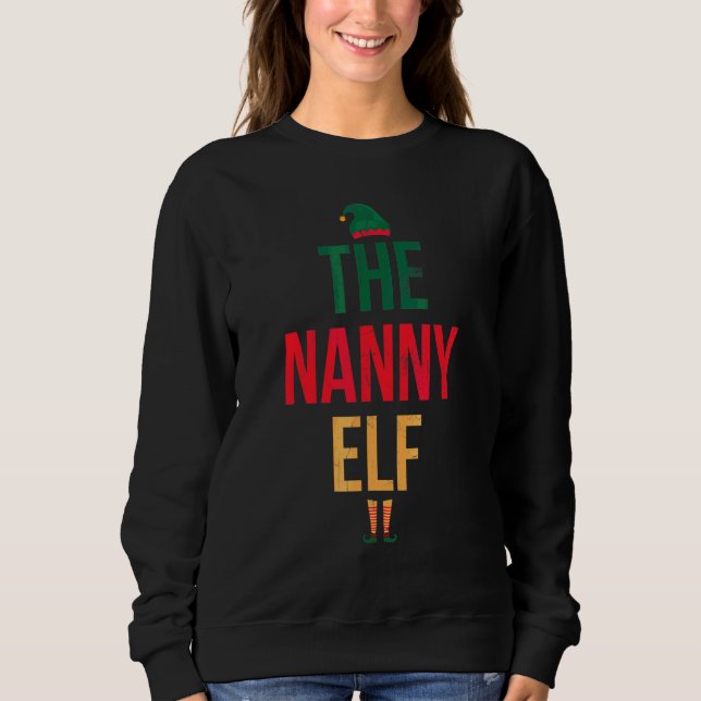 Julfeln som barnflicka åt farmor mormor t shirt (Framsida)