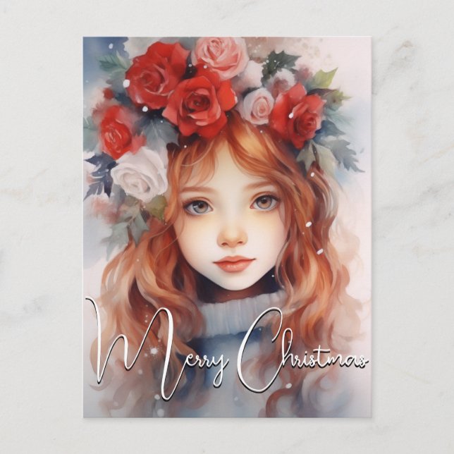 Julfén i Ro Helg Vykort (Framsida)