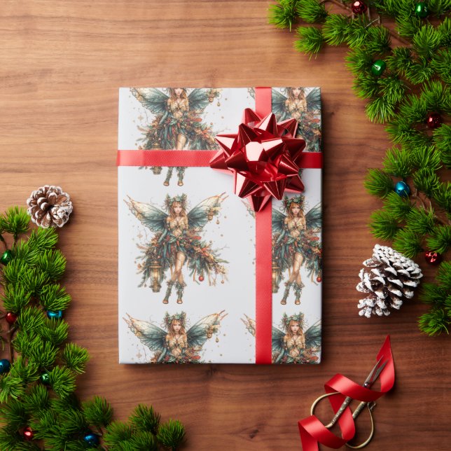 Julfén med helgdag presentpapper (Julgåva)