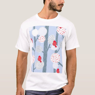 Julfenor, träd, vintage. t shirt