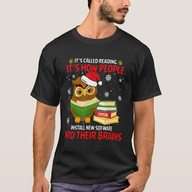 Julfér med tomten Hat Det kallas Re T Shirt (Framsida)