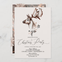 Julfessionskort Vinterdjur Inbjudningar