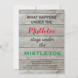 Julfest av färglöst maloe inbjudningar