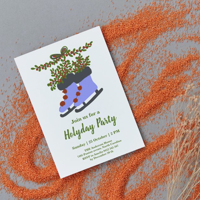 Julfest av julkrans inbjudningar (Skapare uppladdad)