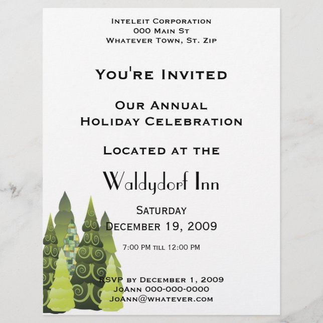 Julfest Flyer (Framsidan)