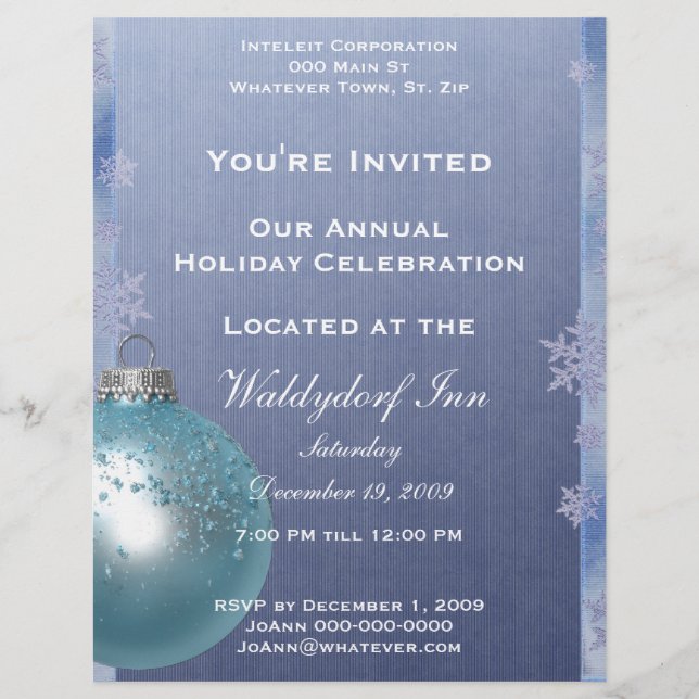 Julfest Flyer (Framsidan)