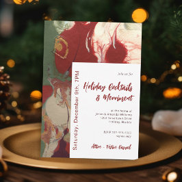 Julfest för Abstrakt med contemporary Inbjudningar