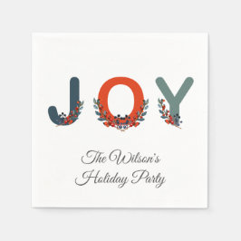 Julfest för bär för bärglädjejul pappersservett