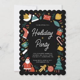 Julfest för julafton inbjudningar