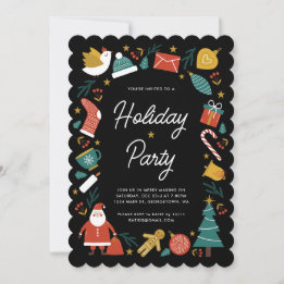 Julfest för julafton inbjudningar