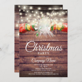 Julfest för kontoret för julföretag inbjudningar