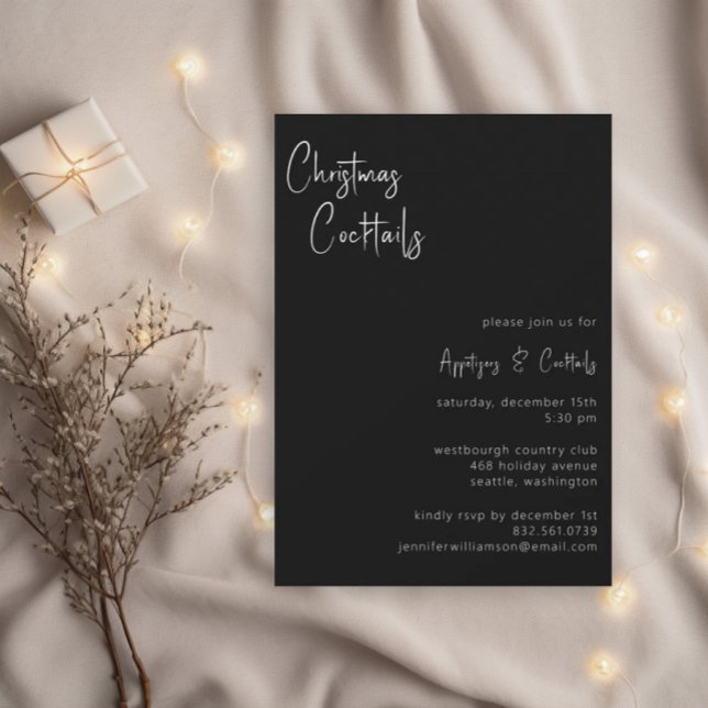 Julfest för modern skript för julklapp inbjudningar (Skapare uppladdad)