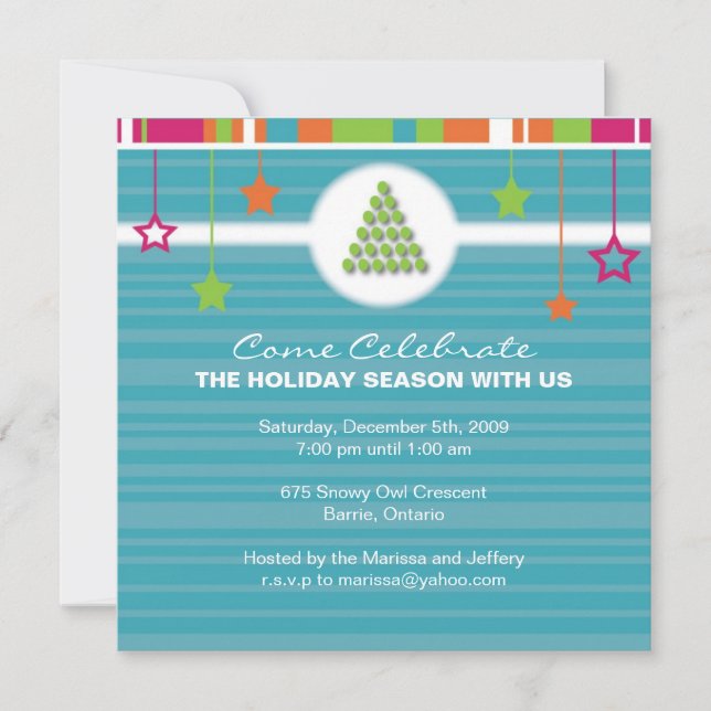 Julfest-inbjudan Inbjudningar (Framsida)