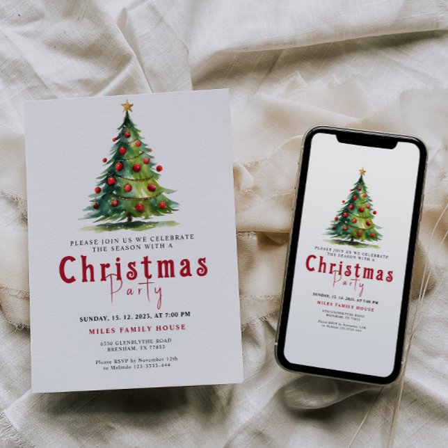 Julfest-inbjudan Inbjudningar (Skapare uppladdad)