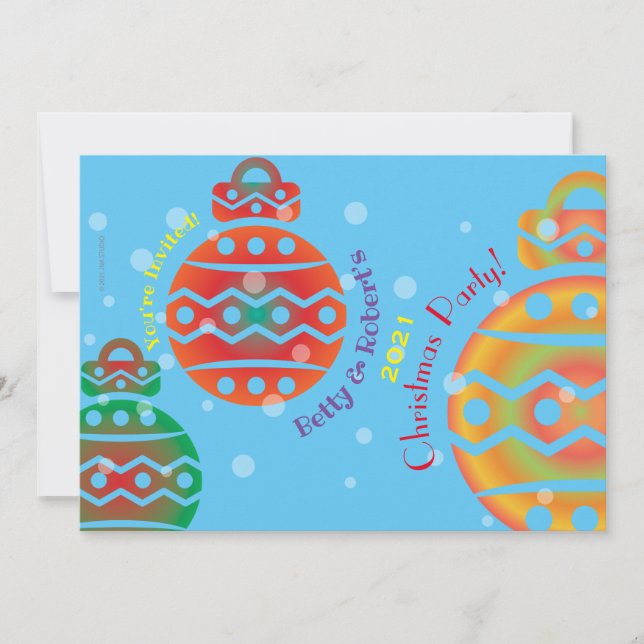 Julfest-inbjudan Inbjudningar (Framsida)