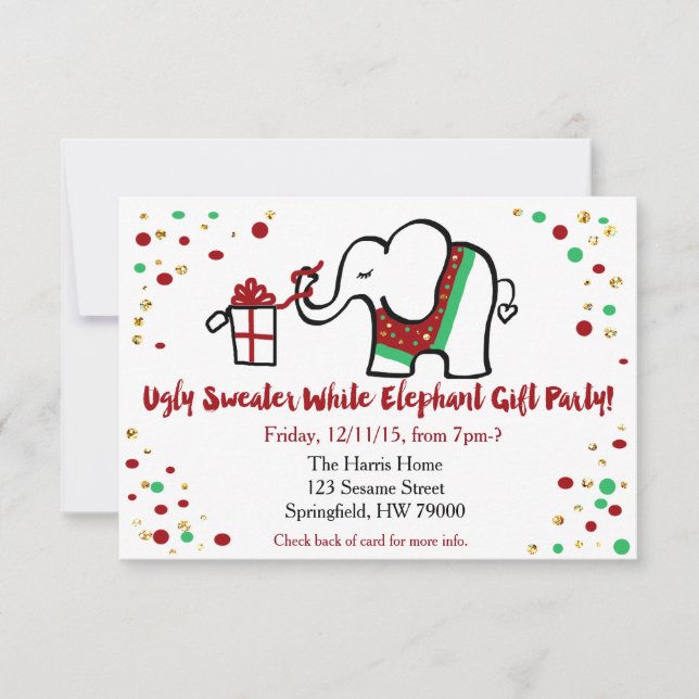 Julfest-inbjudan Inbjudningar (Framsida)