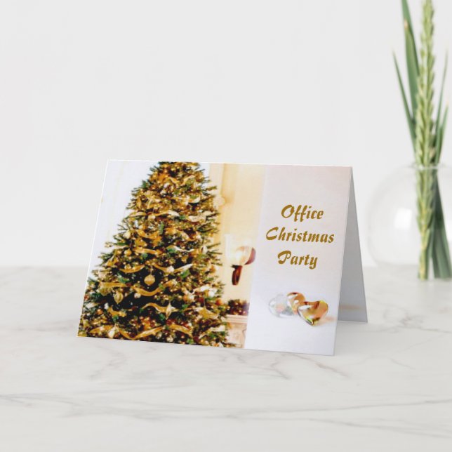 Julfest-inbjudan till Office Inbjudan (Framsida)