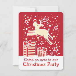 Julfest - inbjudan till renröd kräm