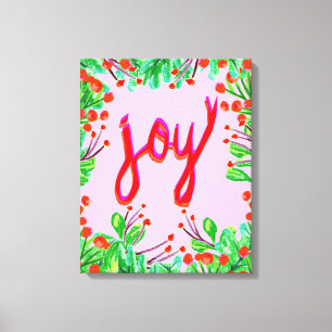 Julfest - Joy Canvastryck