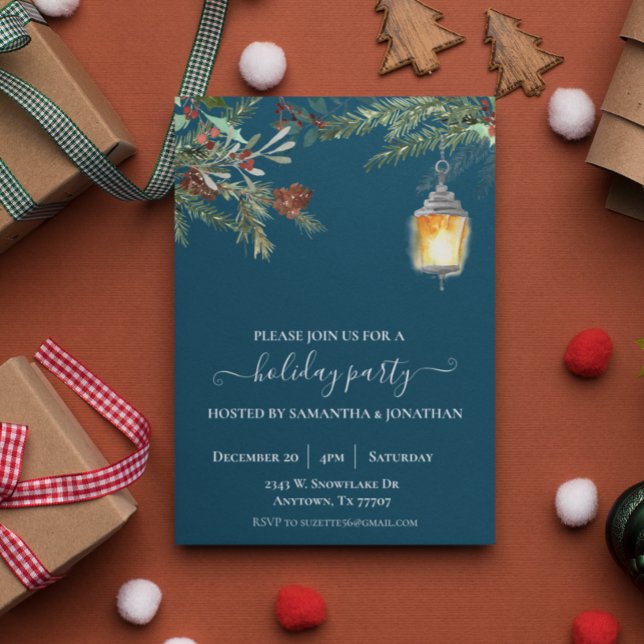 Julfest Julvinter-Gräset Inbjudningar (Skapare uppladdad)