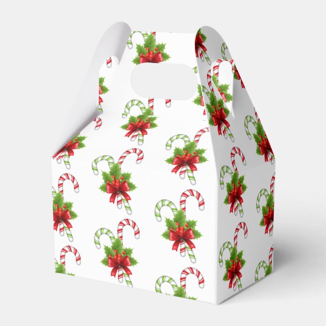 Julfest Treat Box Presentaskar (Framsidan Sidan)