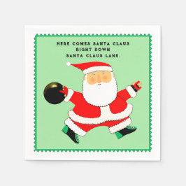 Julfesten Bowling jul Pappersservett