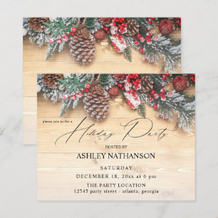 Julfesten Budget Garland & Berries Rustic