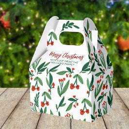 Julfesten Cute jul Holly Berry Löv Presentaskar