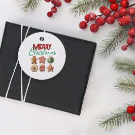 Julfesten god jul Cookie Exchange Gåvor Etiketter
