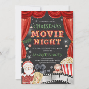 Julfesten God natt, julfilm Inbjudningar