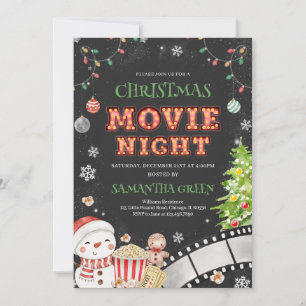 Julfesten God natt, julfilm Inbjudningar