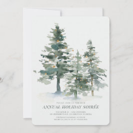 Julfesten Gräs Forest jul Inbjudningar