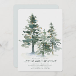Julfesten Gräs Forest jul Inbjudningar