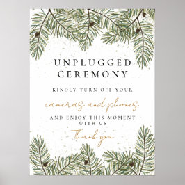 Julfesten gräs & Guld utan pluggat Ceremoni Poster