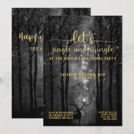 Julfesten Jingle & Mingle Celestial Woodland Inbjudningar