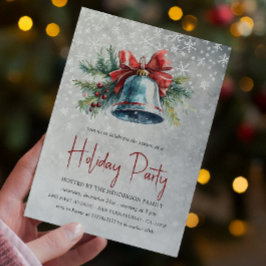 Julfesten Jul Bell och Gräs Brunches Inbjudningar